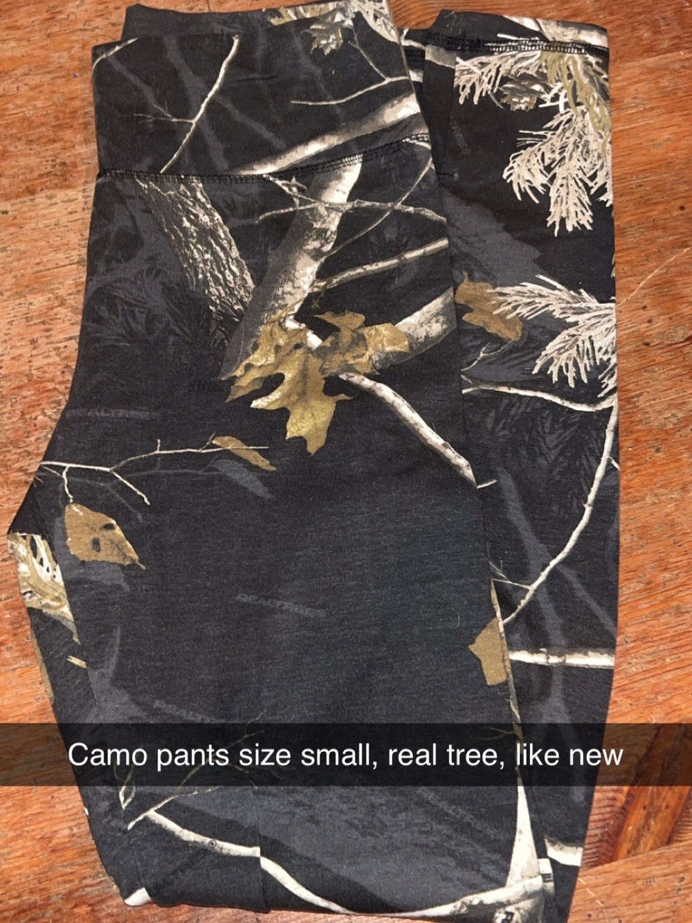 Realtree Black and Brown Camo Leggings